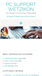Mobile Screenshot of pc-supporterin.ch